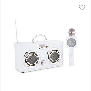 Trend TechBrand Couture-Pearl Bluetooth Boombox Mic Set